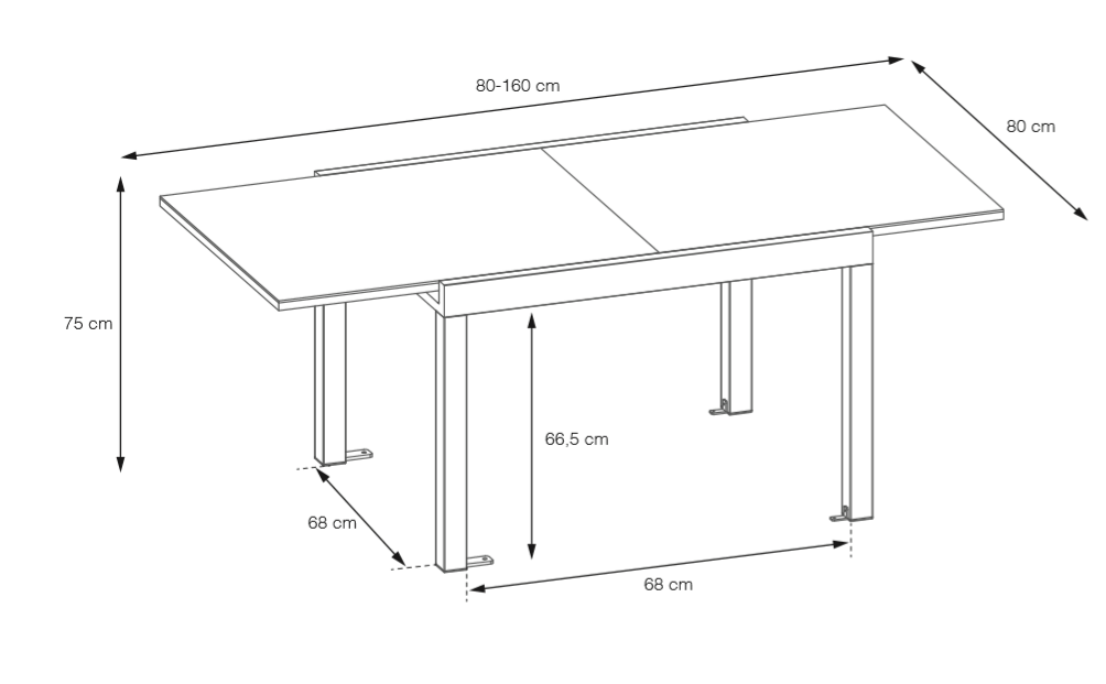 Mesa De Jardin Medidas