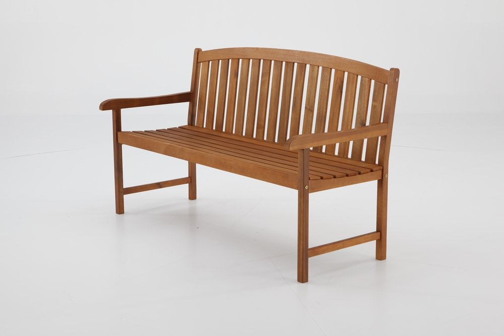 Banco de madera de acacia con cojín - Classic - Kerama