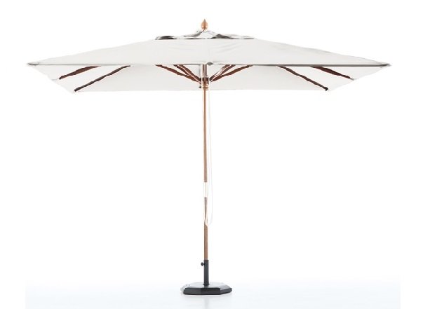 Wooden parasol 3×3 raw – Havana