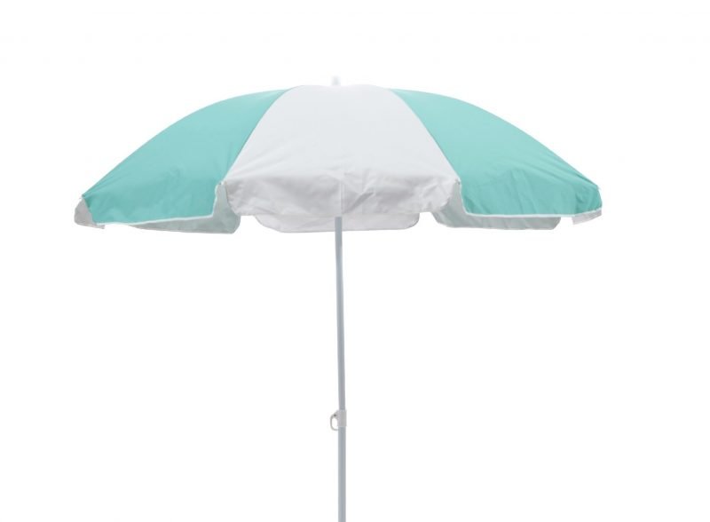 Turquoise folding beach parasol – Ocean