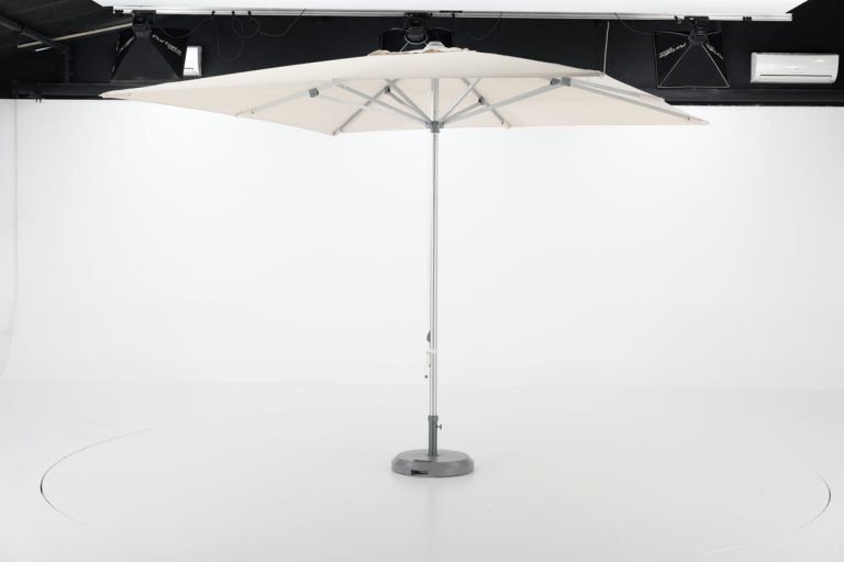 Grey aluminum sunshade 300x300cm – Puerto Rico