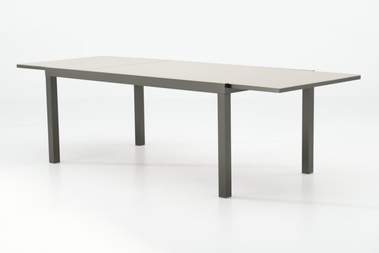 Gartentisch aus braunem Aluminium 260/180×100 cm – Tokyo Brown