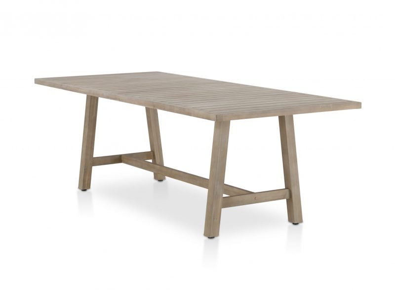 Mesa de jardín madera de acacia marrón 230×100 cm – Riviera