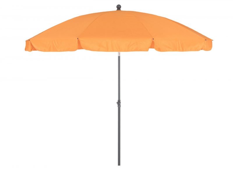 Inclinação de parasol redondo 250cm Laranja – Menorca
