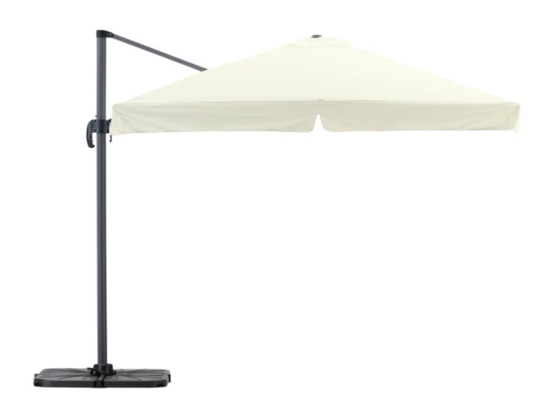 Repuesto de tejido para parasol excentrico suspendido 300x300cm cuadrado Natural – Sunny Repuesto de tejido para parasol excentrico suspendido 300x300cm cuadrado Natural – Sunny