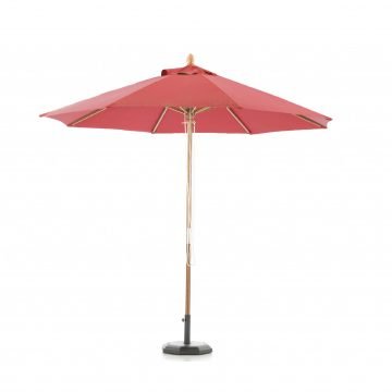 Wooden parasol 3m round Red – Havana