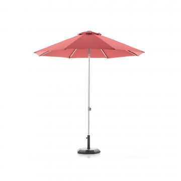 Red aluminum parasol 250 cm in diameter – Puerto Rico
