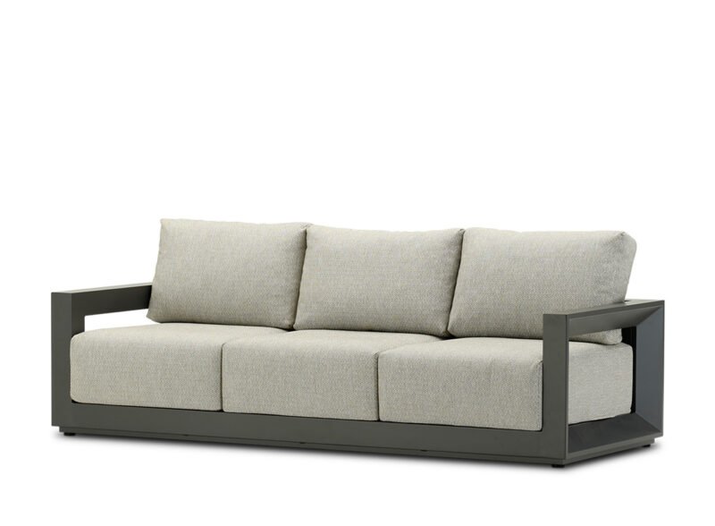 3 seater garden sofa aluminium anthracite – Florence