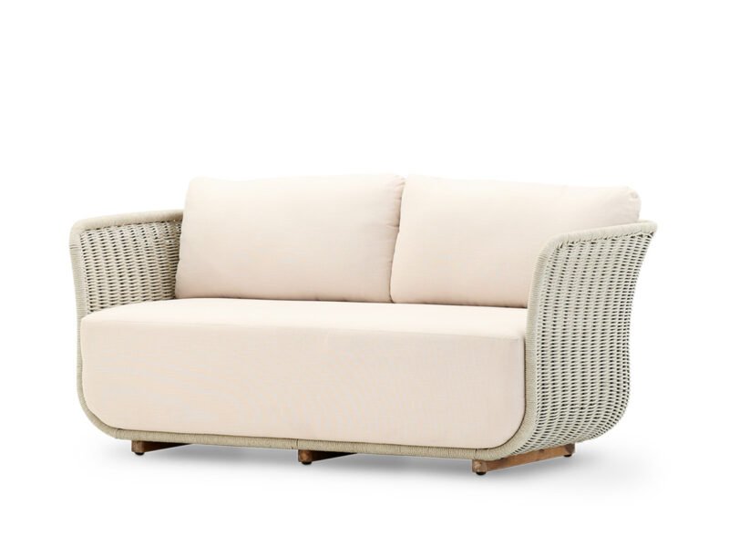 Grey 2 seater garden sofa – Bergamo