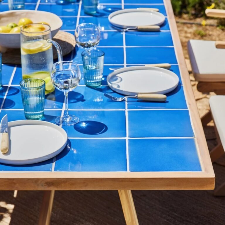 mesa ceramica azul 2