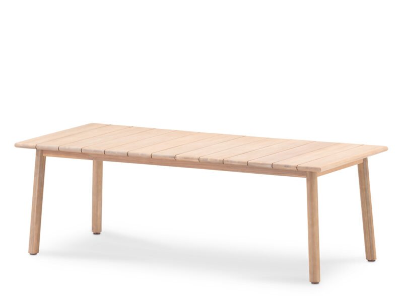 Mesa de jantar de jardim de madeira 226x100cm – Icaria