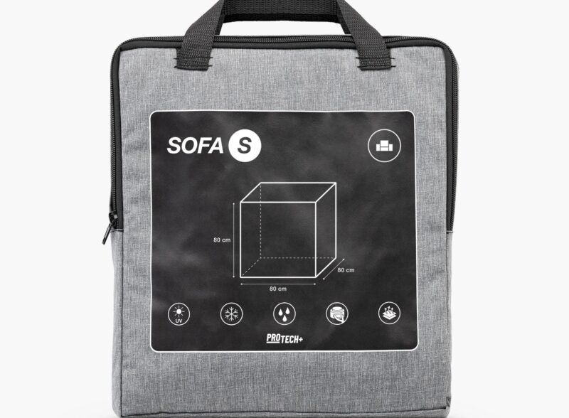 Funda impermeable sofá jardín talla S 80x80x80 gris – Protech