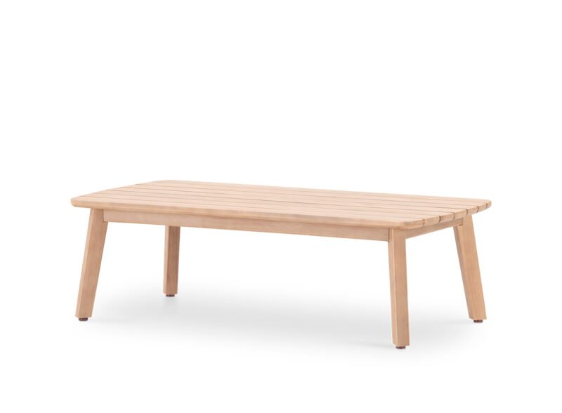 Low garden table wood 120x59cm – Portland