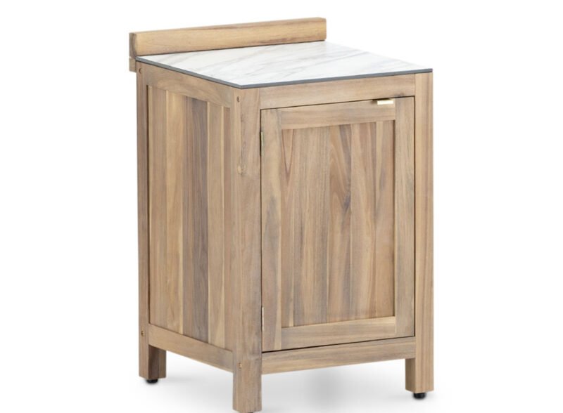 Modulo 1 Puerta Cocina Exterior 60X60 Marmol Blanco – Estio