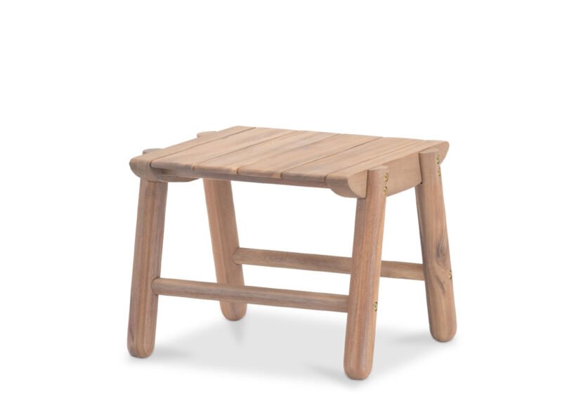 Reposapiés de Madera y ratán – Formentera Reposapiés de Madera y ratán – Formentera