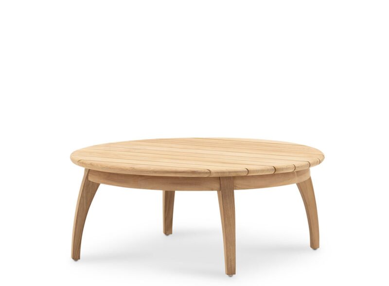 Mesa baja de exterior de teca 100cm – Maranola