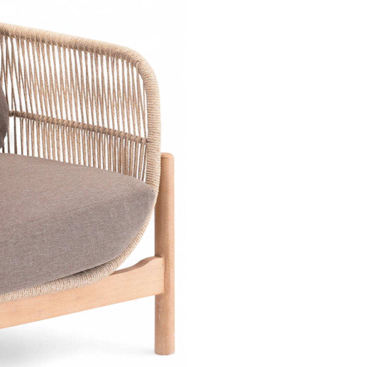 Dettaglio poltrona Sicilia 1 posto marrone